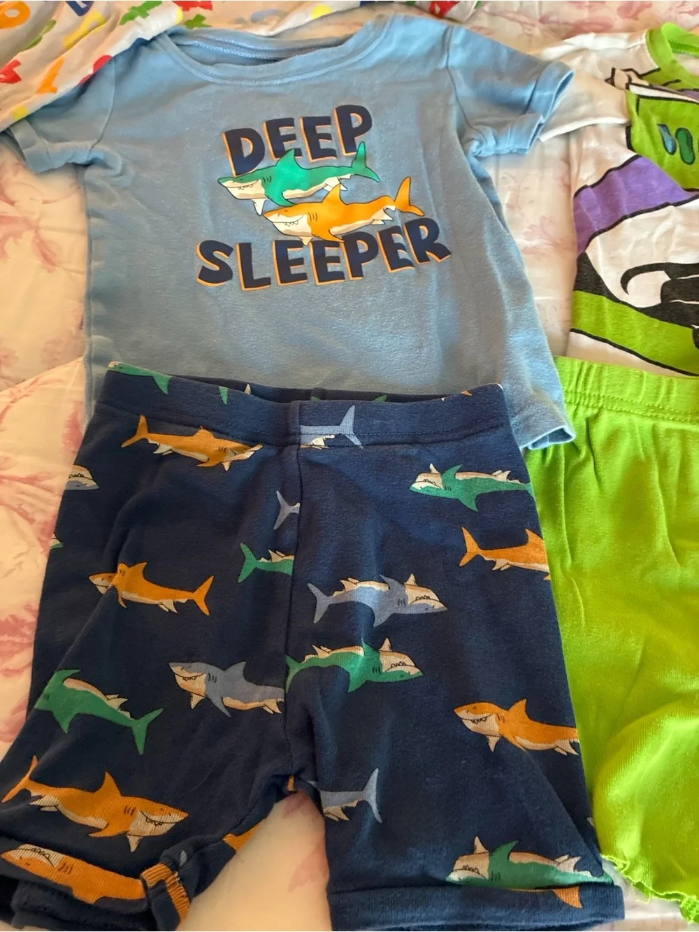 Kids Old Navy 'Deep Sleeper' Shark Pajama Set